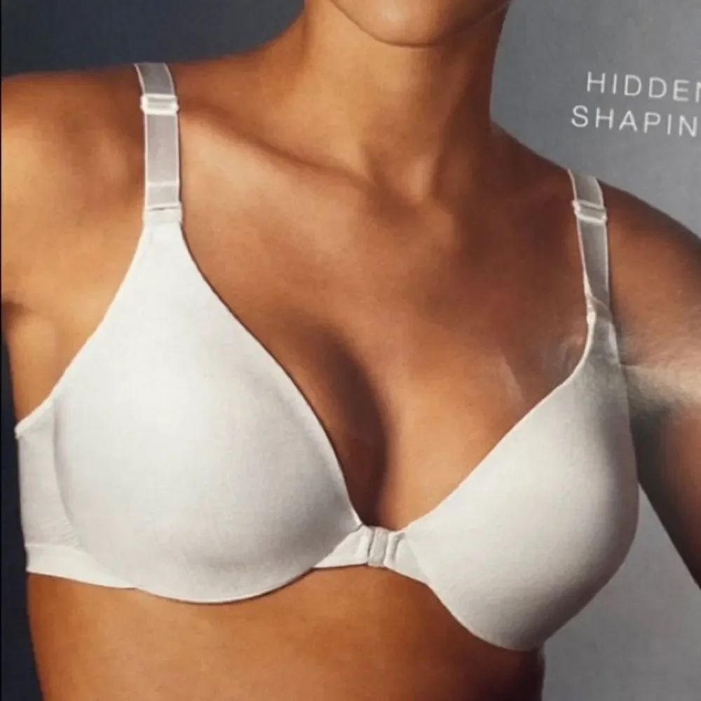 NEW Bali style # 3378 White Seductive curves front close seamless bra 38D